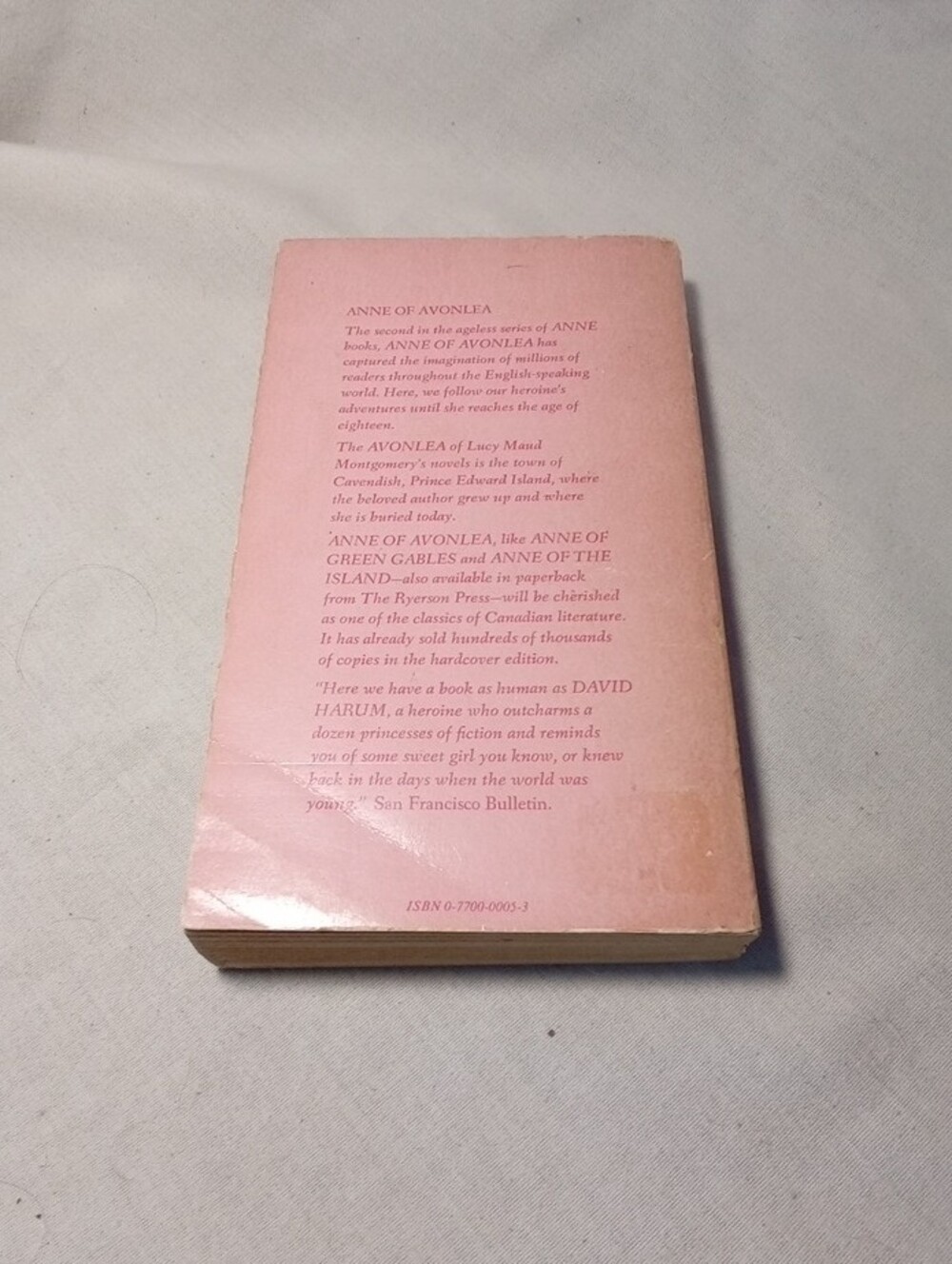 Anne of Avonlea. L.M. Montgomery. Canadian Early Printing - Picture 2 of 7